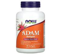 NOW Adam Multivitamin for Men 90 Softgels | High Potency Daily Formula