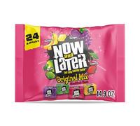 Now and Later Candy, Original Mix, Chewy and Fruity, 24 count