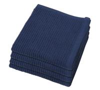 Now Designs 196421aa Ripple Kitchen Dishcloth, Set of 4, Indigo Blue