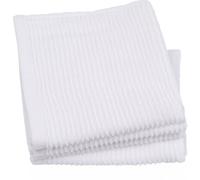 Now Designs 196545aa Ripple Kitchen Dishcloth, Set of 4, White