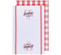 Now Designs BBQ Printed Kitchen Towels, Set of 2