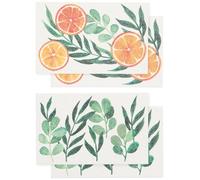 Now Designs Cedar & Citrus Cellulose Sponges 2.75 x 4.25in Set of 4