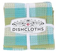 Now Designs Check Dishcloth Set, Leaf