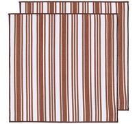 Now Designs Chestnut Microfiber Dishcloths 12 x 12in Set of 2