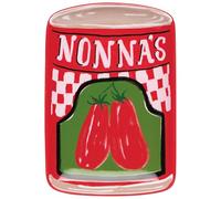 Now Designs Pomodori Shaped Dish, 100% Stoneware, W4.25 x L6.5in, Vintage-Inspired Tomato Design, Dishwasher & Microwave Safe
