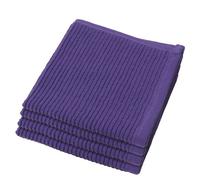 Now Designs Ripple Kitchen Dishcloth, Set of 4, Prince Purple