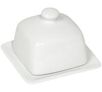 Now Designs Square Butter Dish, White