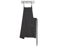 Now Designs unisex adult Adjustable,cooking Oversized Apron, Pinstripe Black, 1 EA US