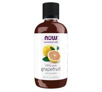 NOW Essential Oils Grapefruit Oil Sweet Citrus Aromatherapy Scent Cold Pressed 100% Pure Vegan Child Resistant Cap 4-Ounce