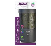 NOW Essential Oils Metal Touch Ultrasonic Aromatherapy Oil Diffuser Extremely Quiet and Heat Free Color Changing LED