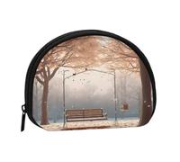 Now Falling in The Park Minis Storage Bag Shell Wallet Small Coin Purse with Minis with Zipper Change Purse for Coin Keys You Can Also Store Any Small Objects You Want