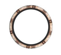 now Falling in The Park -Print Best Non-Slip Steering Wheel Cover - Universal Fit For Cars, Suvs & Trucks - Thermal Protection Neoprene Grip