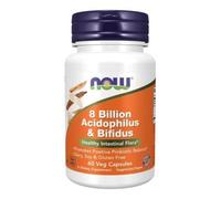 NOW FOODS 8 BILLION ACIDOPHILUS & BIFIDUS 60 VEG CAPSULES