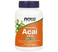 Now Foods Dietary Supplement Acai 500 mg Freeze-Dried Organic - 100 Veg Capsules
