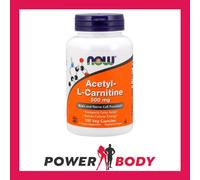 NOW Foods Acetyl-L-Carnitine - 50/100/200 Vcaps/85g - Fat Burn