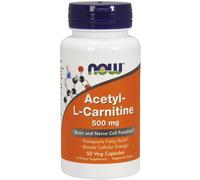 Now Foods Acetyl-L-Carnitine, 500mg - 50 vcaps - Brain and Nerve Cell Function