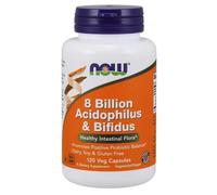 NOW Foods Acidophilus/Bifidus 8 Billion 120 Capsules