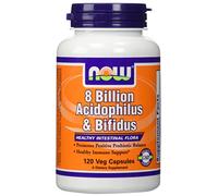 NOW Foods 8 Billion Acidophilus & Bifidus, 120 vcaps