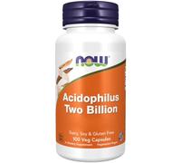 Now Foods, Acidophilus Two Billion, 100 Vegan Capsules, Lab-Tested, Gut Bacteria, Gluten Free, Soy Free, Vegetarian