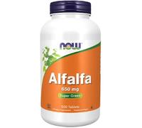 NOW Foods Alfalfa 650mg Tablets 500 Tablets