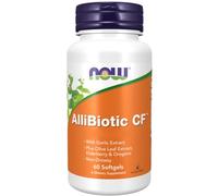 Now Foods, AlliBiotic, with Garlic Extract and Olive Leaf Extract, 60 Softgels, Gluten-Free, GMO-Free