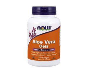 NOW Foods Aloe Vera Gels Support Digestive Health & Healing Process 250 Softgels