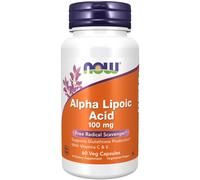 NOW Foods Alpha Lipoic Acid 100mg 60 Veg Capsules, with Vitamin C & Vitamin E