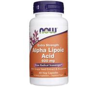Now Foods Alpha Lipoic Acid 600mg, 60 caps (Pack of 2)