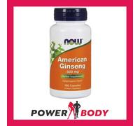 Now Foods American Ginseng,500 mg ,100 Caps (Pack of 1)