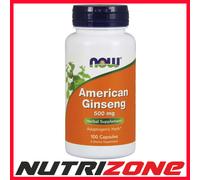 NOW Foods American Ginseng 500mg - 100 vcaps