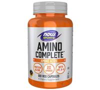 NOW Foods Amino Acid Supplement - Amino Complete - Muscle & Recovery - 120 Veg Capsules