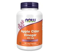 NOW Foods Apple Cider Vinegar 450 mg 180 Capsules, Weight Loss, Skin Health