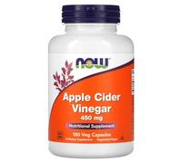 Now Foods Apple Cider Vinegar, 450mg - 180 caps, 0.16 kg
