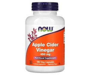 Now Foods Apple Cider Vinegar, 450mg - 180 caps, 0.16 kg