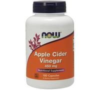 NOW Foods Apple Cider Vinegar 450mg | Weight Loss Keto Diet Vegan - 180 Capsules