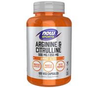 NOW Foods Arginine & Citrulline Capsules 120 Capsules