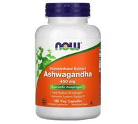 Now Foods Ashwagandha 450mg 180 Veg Capsules, Stress, Relaxation and Calmness