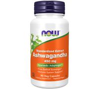 NOW Foods Ashwagandha 450mg 90 Veg Capsules, Stress, Relaxation and Calmness