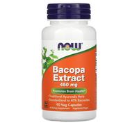 NOW Foods Bacopa Extract 450mg Capsules 90 Capsules