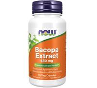 NOW Foods Bacopa Extract 450mg Capsules 90 Capsules