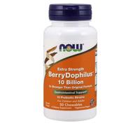 NOW Foods BerryDophilus, 10 Billion (Extra Strength) - 50 chewables