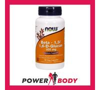 NOW Foods Beta 1, 03-Jan, 6-D-Glucan, 100mg Vegicaps 90 Vegicaps