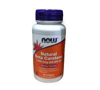 Now Foods Beta Carotene Natural, 7 500 mcg (25 000 IU) - 90 softgels - Vitamin A