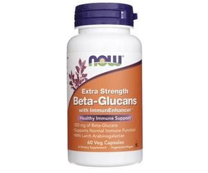 Now Foods Beta-Glucans with ImmunEnhancer 60 capsules