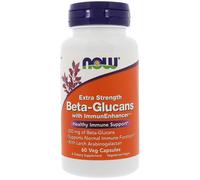 Now Foods, Beta-Glucans, with ImmunEnhancer, Extra Strength, 250 mg, 60 Veg Capsules