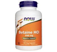Betaine HCL 648mg Capsules - 120 Capsules - Now Foods