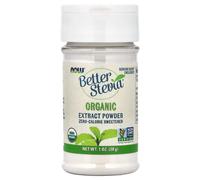 NOW Foods Better Stevia®, Organic Extract Powder 28 g - 454g, Free P&P