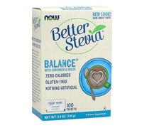 NOW Foods BetterStevia Balance With Chromium & Inulin 100 Packets