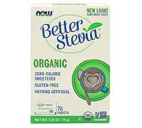NOW Foods Better Stevia Packets, Organic 75 packets