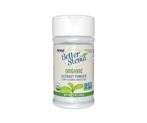 Now Foods, BetterStevia, Stevia Leaf Extract, Sugar Substitute, 28g vegan Powder, Vegetarian, Soya free, Gluten free, Vegetarian, Non-GMO
